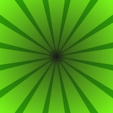 Yeşil degrade yıldız patlaması arka plan - vektör tasarımı