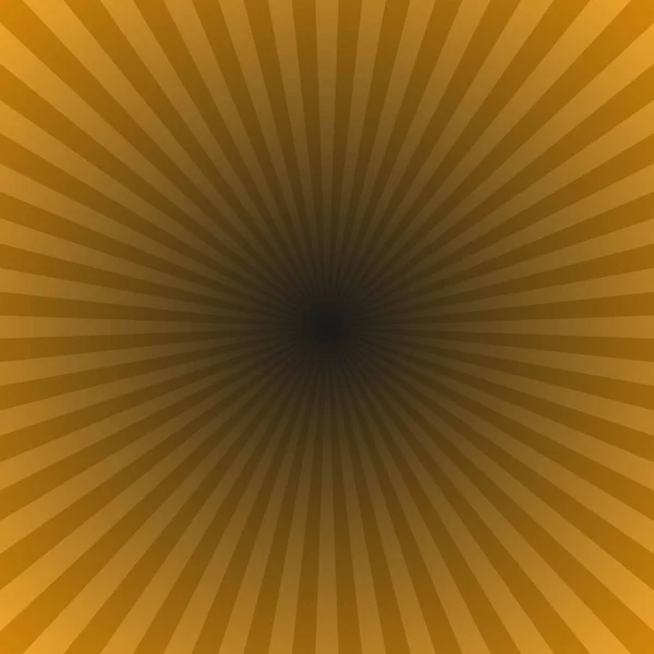 グラデーション太陽線背景 - ストライプ紫外線から催眠のベクトル図 — ストックベクタ