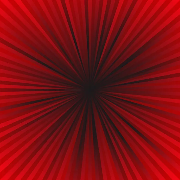 Κόκκινη ακτίνα έκρηξη φόντο - διάνυσμα γραφικού σχεδιασμού — Διανυσματικό Αρχείο