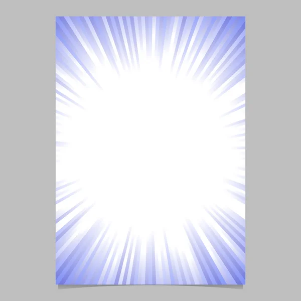 Plantilla de tarjeta geométrica starburst - diseño de fondo de folleto de vector de gradiente — Vector de stock