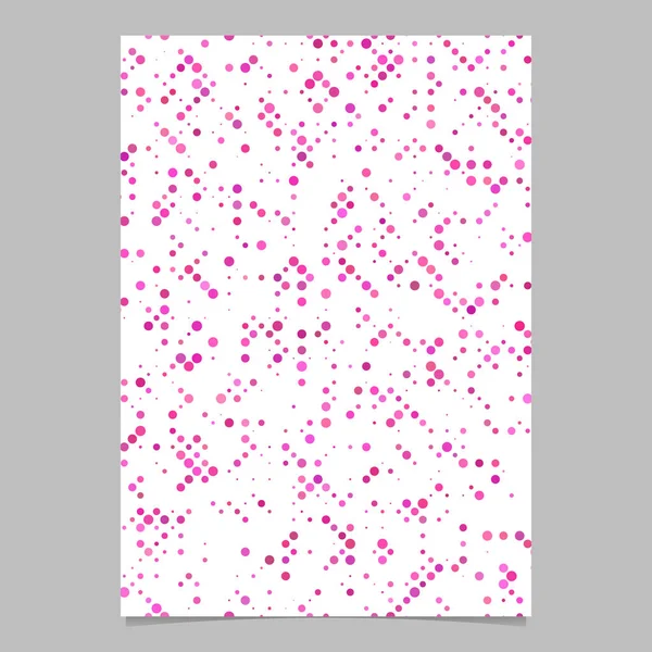Plantilla de folleto de fondo de patrón de punto geométrico — Vector de stock