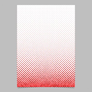 Kırmızı soyut nokta desen broşürü arka plan