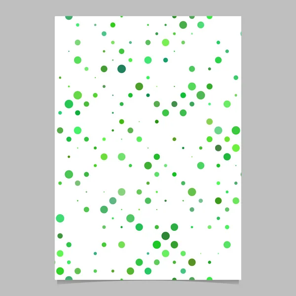 Plantilla de fondo de folleto de patrón de círculo repetitivo — Vector de stock