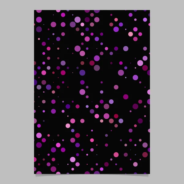 Фиолетовый абстрактный рисунок брошюры — стоковый вектор