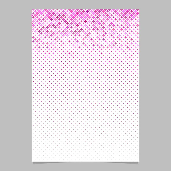 Diseño de folleto de patrón cuadrado - fondo de papelería vectorial — Vector de stock