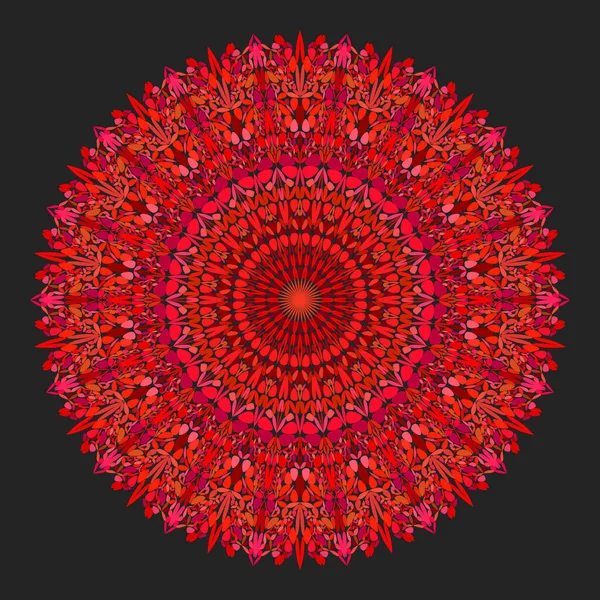 Floral mandala - design grafic vectorial abstract — Vector de stoc