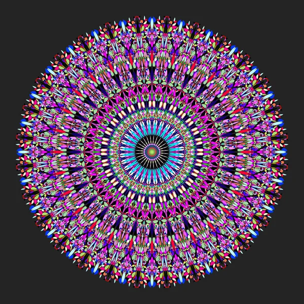 Kolorowe ozdoby Mandala kwiat — Wektor stockowy
