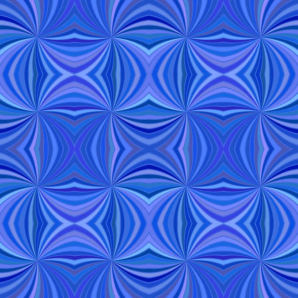 Синій абстрактний психоделічний безшовний смугастий спіральний дизайн фону — стоковий вектор