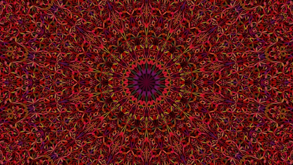 Colorido abstrato flor jardim mandala papel de parede — Vetor de Stock