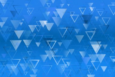 Gradyan geometrik soyut düzenli üçgen iniş sayfası arka planı