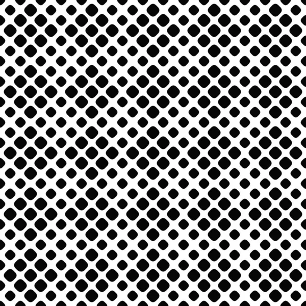 Black and white abstract seamless square pattern background — Stock Vector