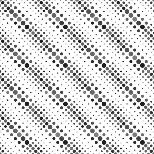 幾何学的なシームレスな黒と白の円のパターンの背景デザイン — ストックベクタ