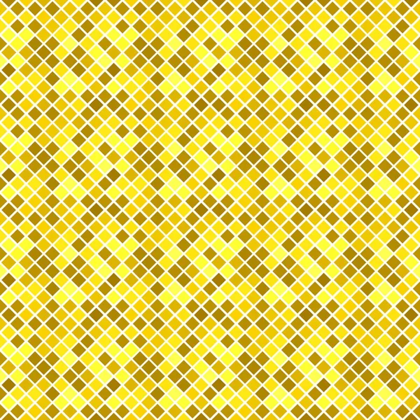 Sömlös gyllene geometriska abstrakt fyrkantiga mönster bakgrund — Stock vektor