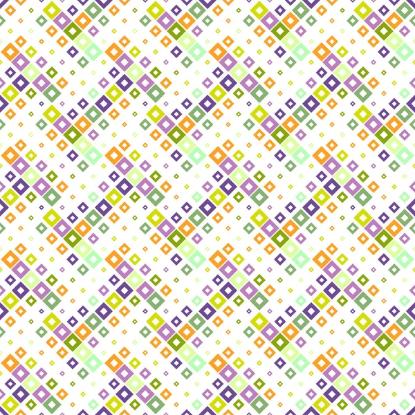 Abstrait sans couture coloré motif carré diagonale conception de fond — Image vectorielle
