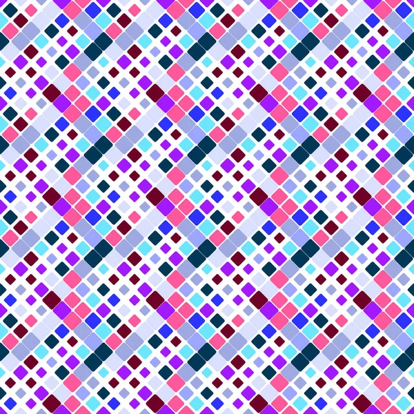 Geometrické barevné bezešvé zaoblené čtvercové vzor pozadí design — Stockový vektor