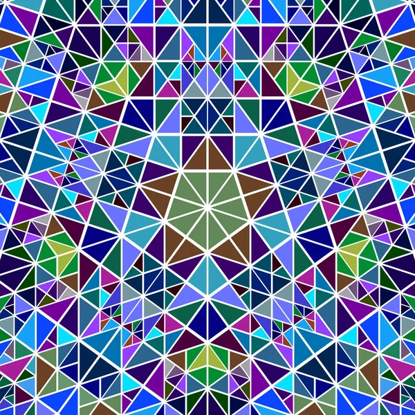 Динамический абстрактный красочный круглый треугольный мозаичный фон — стоковый вектор