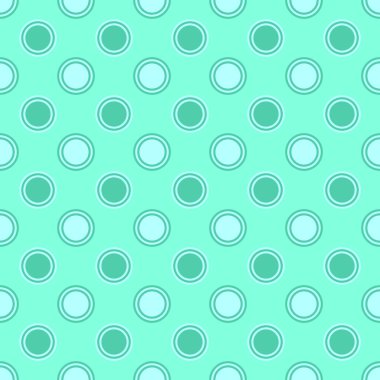 Geometrik dikişsiz desen - vektör daire arka plan