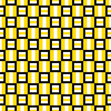 Dikişsiz soyut kare desen arka plan tasarımı