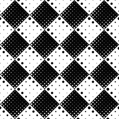 Mono Dikişsiz geometrik daire desen arka plan tasarımı