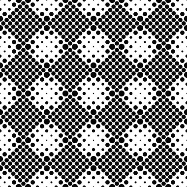 Siyah beyaz geometrik nokta deseni arka planı