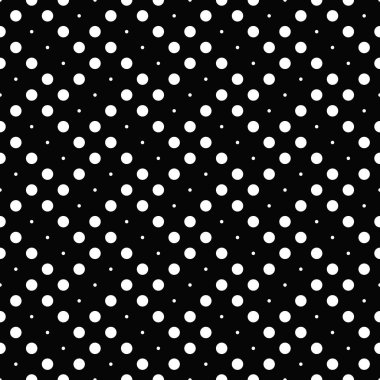 Siyah beyaz dikişsiz daire desen arka plan tasarımı