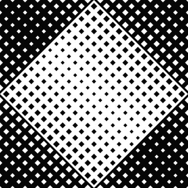 Dikişsiz kare desen arka plan tasarımı - soyut vektör grafiği