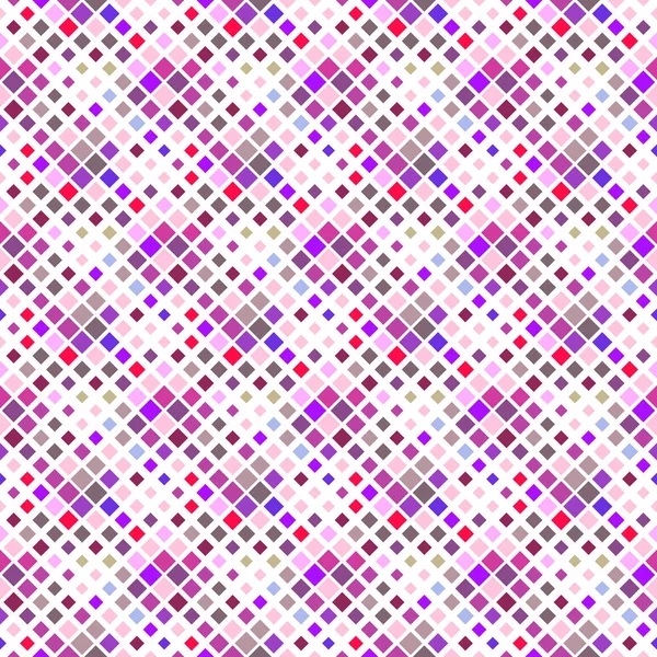 Kleurrijke geometrische naadloze diagonale vierkante patroon achtergrond — Stockvector