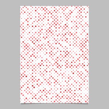 Geometrik pentagram yıldız desenli poster şablonu arka planı - vektör tasarımı