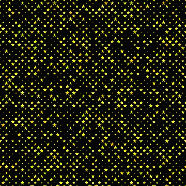 Žlutá bezproblémové pentagramu hvězda vzor pozadí — Stockový vektor