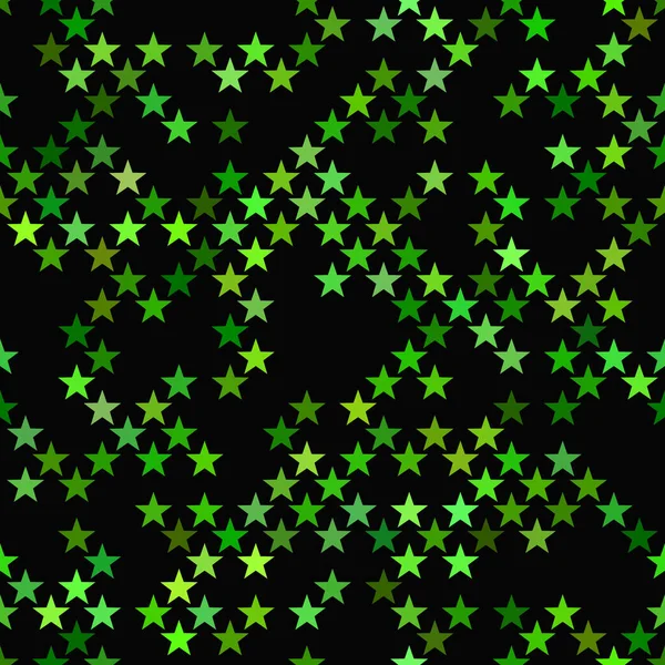 Абстрактная пентаграмма на фоне звезды - бесшовная графика — стоковый вектор