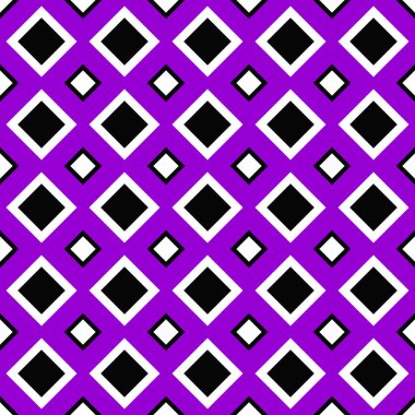 Kusursuz soyut kare desenli arkaplan - vektör illüstrasyonu