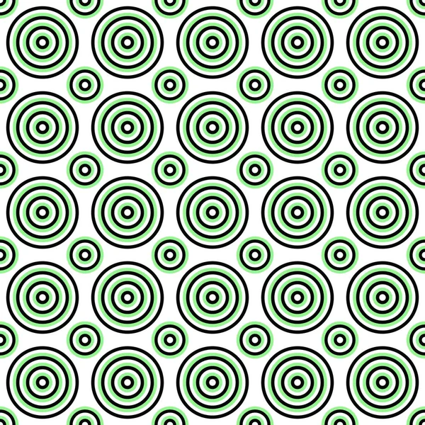 Seamless geometrical circle pattern background — Stock Vector