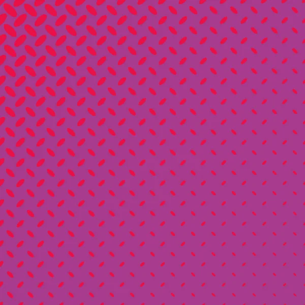 Pink repeating halftone diagonal ellipse pattern background design — Stock Vector