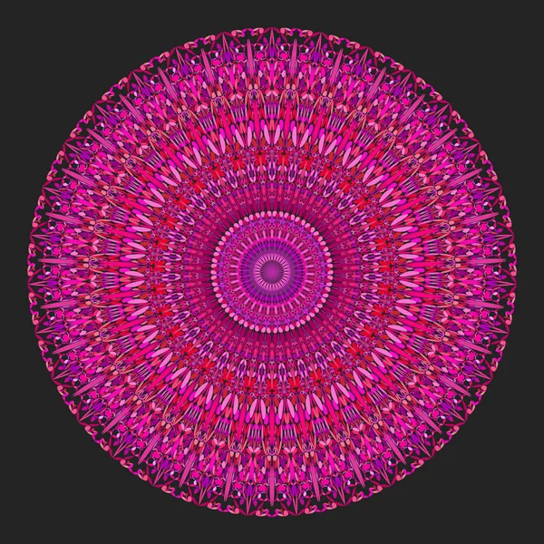 Kleurrijke bloem Mandala ornament-circulaire abstracte vector design element — Stockvector