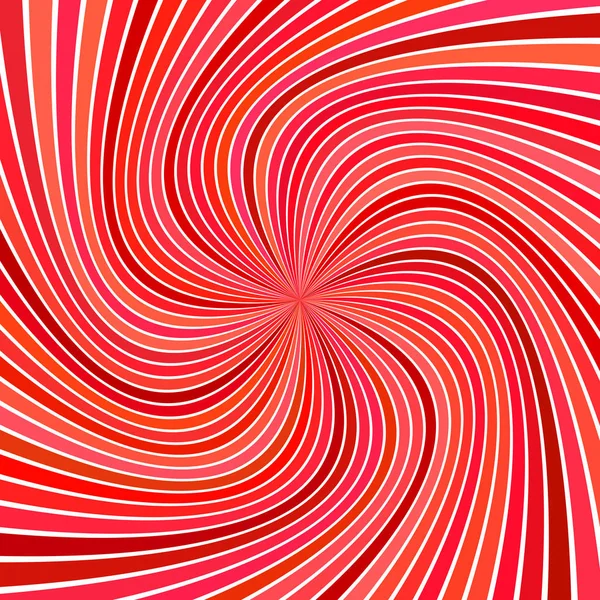 Vermelho hipnótico abstrato espiral stripe fundo — Vetor de Stock