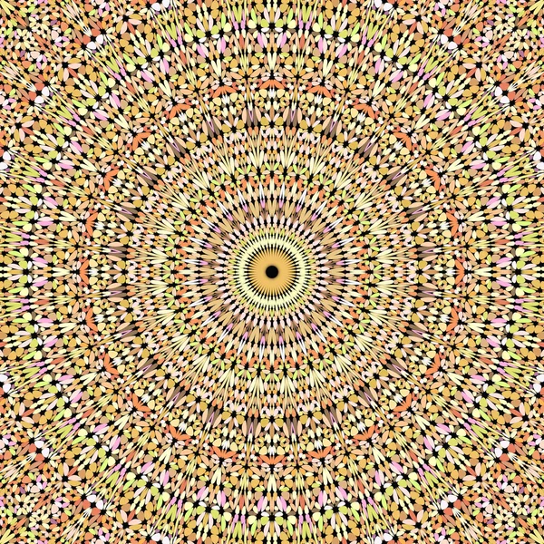 Abstract bloemblaadje mozaïek mandala patroon achtergrond — Stockvector