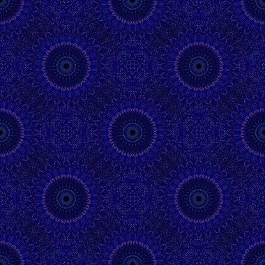 Bohem mavi mandala mozaik model arkaplan tasarımı