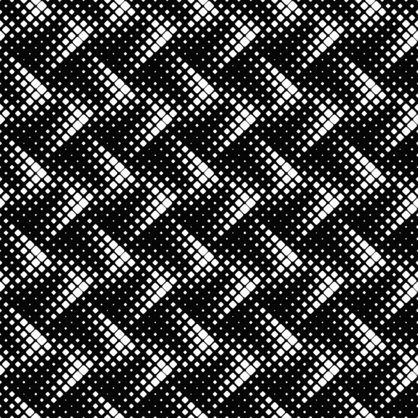 Seamless black and white geometrical square pattern background design — Stock Vector