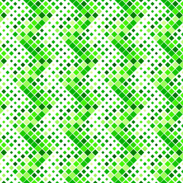 Seamless abstract green geometrical square pattern background design — Stock Vector