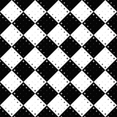 Tek renkli geometrik, eğri büğrü yıldız desenli arka plan tasarımı