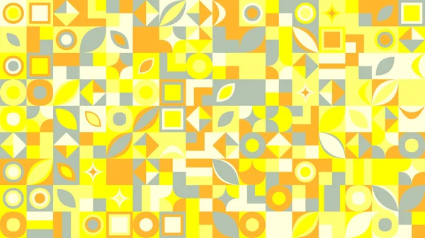 Colorato caotico astratto disegno mosaico di sfondo — Vettoriale Stock