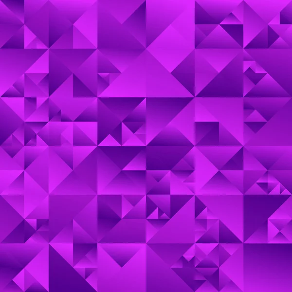 Triangle background - polygonal purple vector graphic design — 스톡 벡터