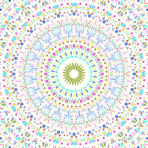 Abstract geometrisch dynamisch stenen mozaïek patroon mandala achtergrond — Stockvector