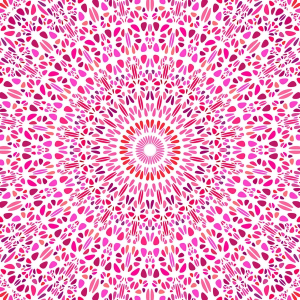幾何学的な抽象的な動的東洋の花モザイクの背景 — ストックベクタ