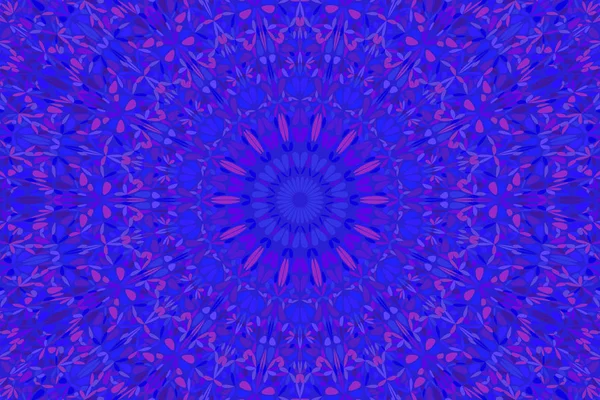 Motif floral radial géométrique coloré conception de fond — Image vectorielle