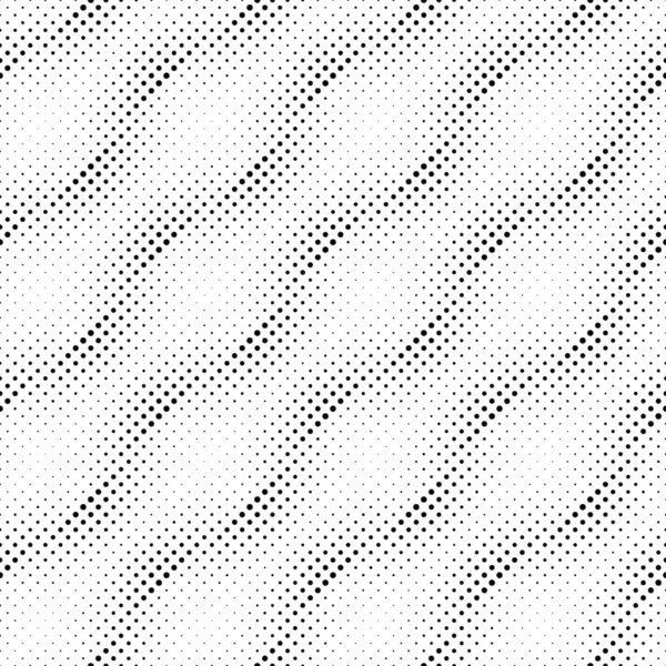 Geometrische abstracte monochrome naadloze dot patroon achtergrond — Stockvector