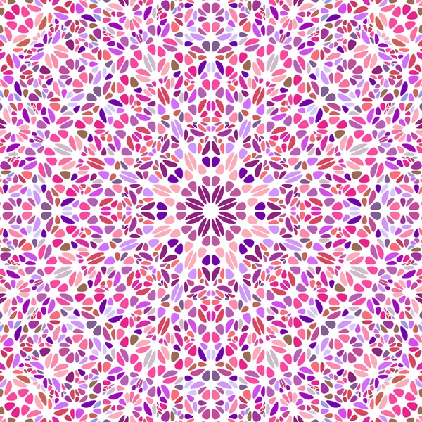 Abstrakte orientalische dynamische Blütenblatt Mosaik Muster Hintergrund — Stockvektor