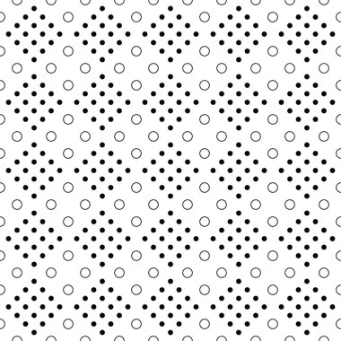 Siyah ve beyaz soyut çember desenli arkaplan tasarımı