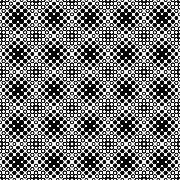 Черно-белый геометрический абстрактный рисунок круга — стоковый вектор