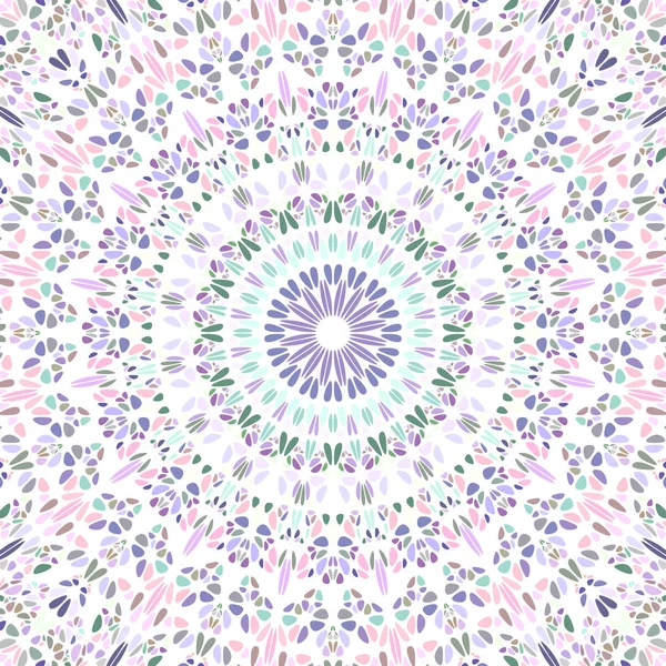 Geometrical psychedelic colorful petal mosaic mandala background — Stock Vector